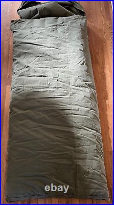 Vintage WOODS Arctic Brand 3 Star Down Filled Sleeping Robe Hunting Bag 78 x 84