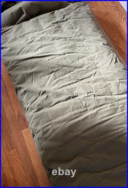 Vintage WOODS Arctic Brand 3 Star Down Filled Sleeping Robe Hunting Bag 78 x 84