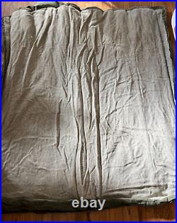 Vintage WOODS Arctic Brand 3 Star Down Filled Sleeping Robe Hunting Bag 78 x 84