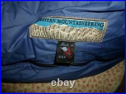 Vintage Western Mountaineering Sleeping Bag + Storage Bag