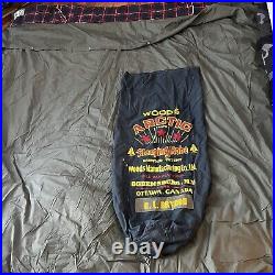Vintage Woods Arctic Sleeping Robe 3 Star Manufacturing Co. Canvas 78x84 Bag