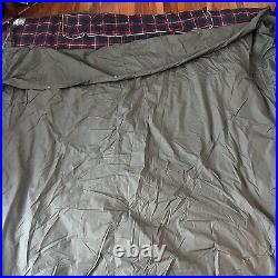 Vintage Woods Arctic Sleeping Robe 3 Star Manufacturing Co. Canvas 78x84 Bag