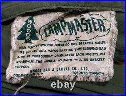 Vintage Woods Bag & Canvas Co. Celacloud Campmaster Camping Sleeping Bag A