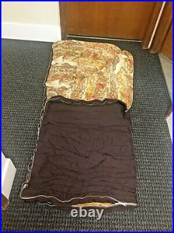 Vintage sleeping bag Seattle WA North Woods cowboy flannel polyester Backpacking