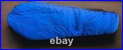 Vtg 1970s-80s WESTERN MOUNTAINEERING Blue Sleeping Bag High Loft Down-Scarce