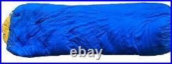 Vtg 1970s-80s WESTERN MOUNTAINEERING Blue Sleeping Bag High Loft Down-Scarce