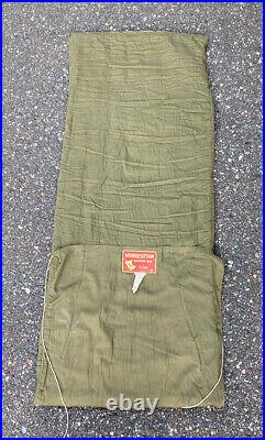 Vtg 40s 50s Stearns MINNESOTAN Retro Sleeping Bag Camping Lake Cabin Bedroll