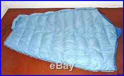 Vtg 70S REI CO-OP GOOSE DOWN COLD WEATHER MOUNTAINEERING MUMMY SLEEPING BAG LONG