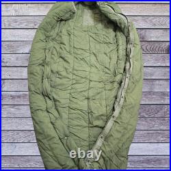 Vtg USGI Military Extreme Cold Weather Sleeping Mummy Bag Down 8465-01-033-8057
