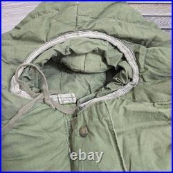 Vtg USGI Military Extreme Cold Weather Sleeping Mummy Bag Down 8465-01-033-8057