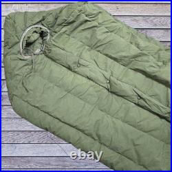 Vtg USGI Military Extreme Cold Weather Sleeping Mummy Bag Down 8465-01-033-8057