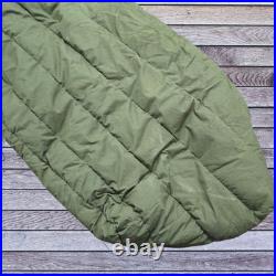 Vtg USGI Military Extreme Cold Weather Sleeping Mummy Bag Down 8465-01-033-8057