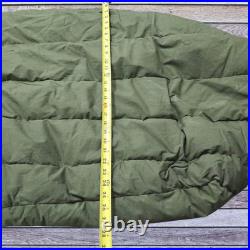 Vtg USGI Military Extreme Cold Weather Sleeping Mummy Bag Down 8465-01-033-8057
