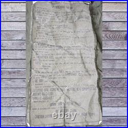 Vtg USGI Military Extreme Cold Weather Sleeping Mummy Bag Down 8465-01-033-8057