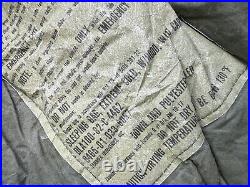Vtg US Army Military Sleeping Mummy Cocoon Bag Extreme Cold Down Filled