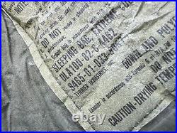 Vtg US Army Military Sleeping Mummy Cocoon Bag Extreme Cold Down Filled
