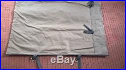 WATERPROOF BROWN CANVAS BEDROLL for BUSHCRAFT, COWBOYS, CAMPING