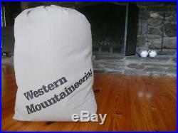 Western Mountaineering -10 Dakota/Lynx GoreTex Sleeping Bag Pristine Condition