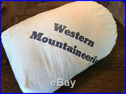 Western Mountaineering Alpinlite 20 Degree Cranberry Sleeping Bag 6FT/6IN/RHZ