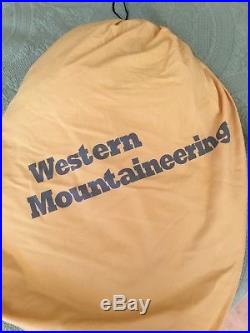 Western Mountaineering Alpinlite sleeping bag 20 Degree down