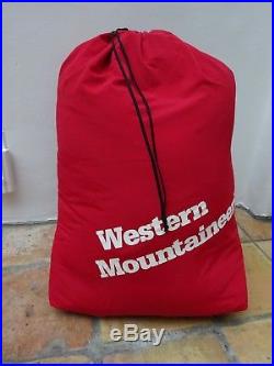 Western Mountaineering Antelope 5 degree MF Sleeping Bag, used twice