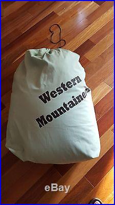 Western Mountaineering Antelope sleeping bag R zip