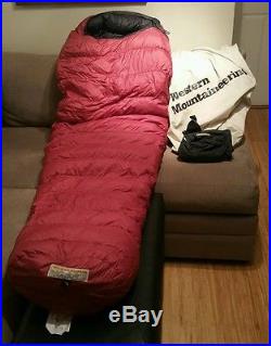 Western Mountaineering Apache MF 6' LH Zip 15 degree down sleeping bag