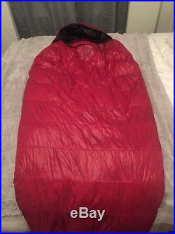 Western Mountaineering Apache MF Sleeping Bag 15 Degree Down 6ft right zip