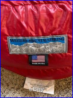 Western Mountaineering Apache Micro Fiber Down Sleeping Bag 15 Degree 6 6