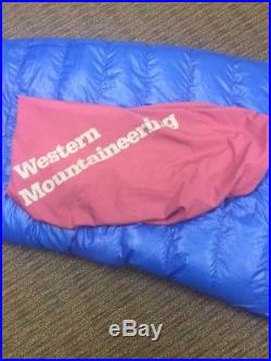 Western Mountaineering Aspen 6'6 Semi Rec Down Sleeping bag with Summer Coupler
