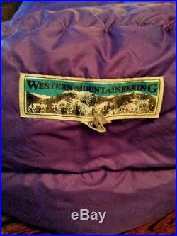 Western Mountaineering Badger 6'-6 Down Left Zip Sleeping Bag Free Shipping