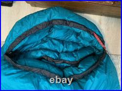 Western Mountaineering Badger Dryloft down sleeping bag, pre-owned, great