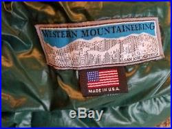 Western Mountaineering Badger MF 6'0 Left Zip Sleeping Bag