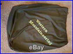Western Mountaineering Badger MF 6'0 Left Zip Sleeping Bag