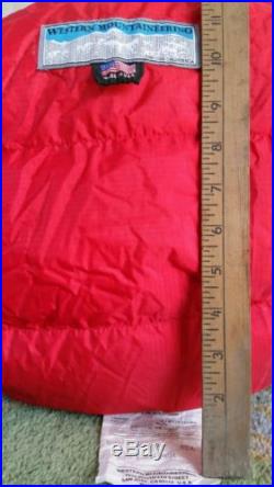 Western Mountaineering Bison 6'-6 down sleeping bag -40° F. ($1,095 new)
