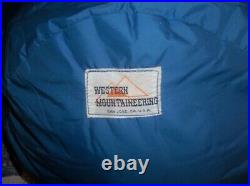 Western Mountaineering Bristle Goose Down Sleeping Bag Goretex Vintage -10 USA