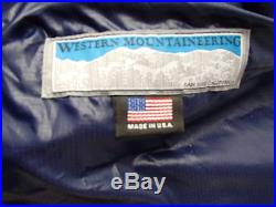 Western Mountaineering Caribou MF Sleeping Bag 35 Degree Down- 6ft 6in /25138/