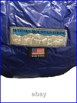 Western Mountaineering Down Sleeping Bag Ultralight Long Lightly Used