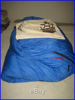 Western Mountaineering Down Sleeping Bag Vintage Double 2 Person w Stuff Sack