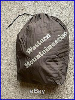 Western Mountaineering Everlite 66 Down Sleeping Bag, with Stuff & Storage Sack