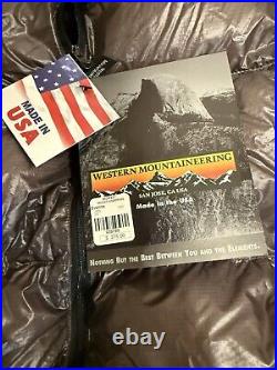 Western Mountaineering Everlite 6'6 sleeping Bag-New with Tags-95% goose down