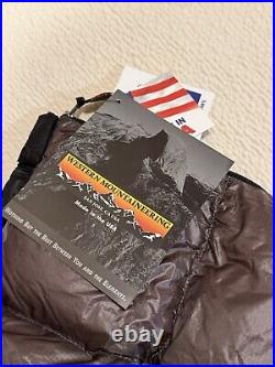 Western Mountaineering Everlite 6'6 sleeping Bag-New with Tags-95% goose down