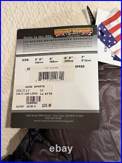 Western Mountaineering Everlite 6'6 sleeping Bag-New with Tags-95% goose down