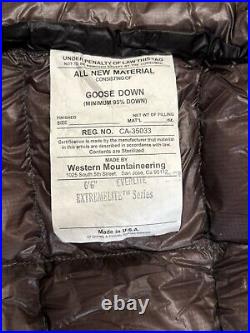 Western Mountaineering Everlite 6'6 sleeping Bag-New with Tags-95% goose down