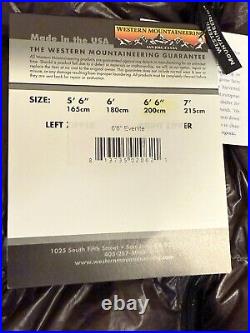 Western Mountaineering Everlite 6'6 sleeping Bag-New with Tags-95% goose down