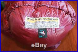 Western Mountaineering HighLite Down Sleeping Bag 850 Fill Long Length 6ft 6in