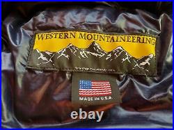 Western Mountaineering MegaLite down sleeping bag, NWT, 30°F, long length 6ft6in