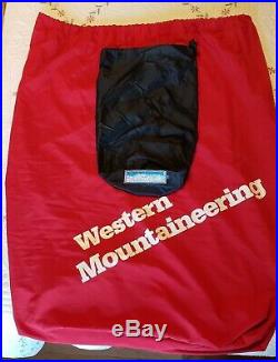 Western Mountaineering Megalite Sleeping Bag 6' RZ 30 Deg F