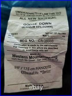 Western Mountaineering Nanolite 850+ Goose Down Top Quilt Regular Length