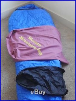Western Mountaineering Puma GWS Sleeping Bag Used once, Great condition